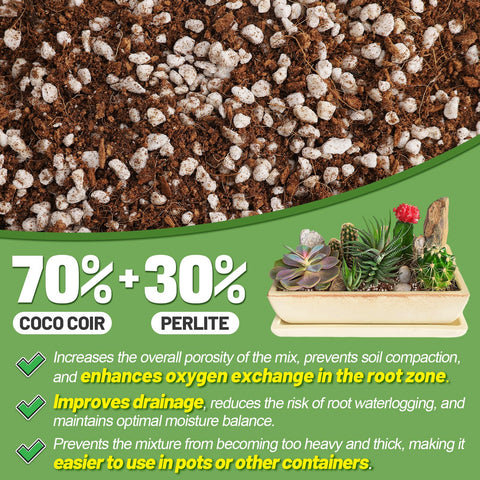 Bigmeta mix highlights natural coco fibers aiding moisture retention