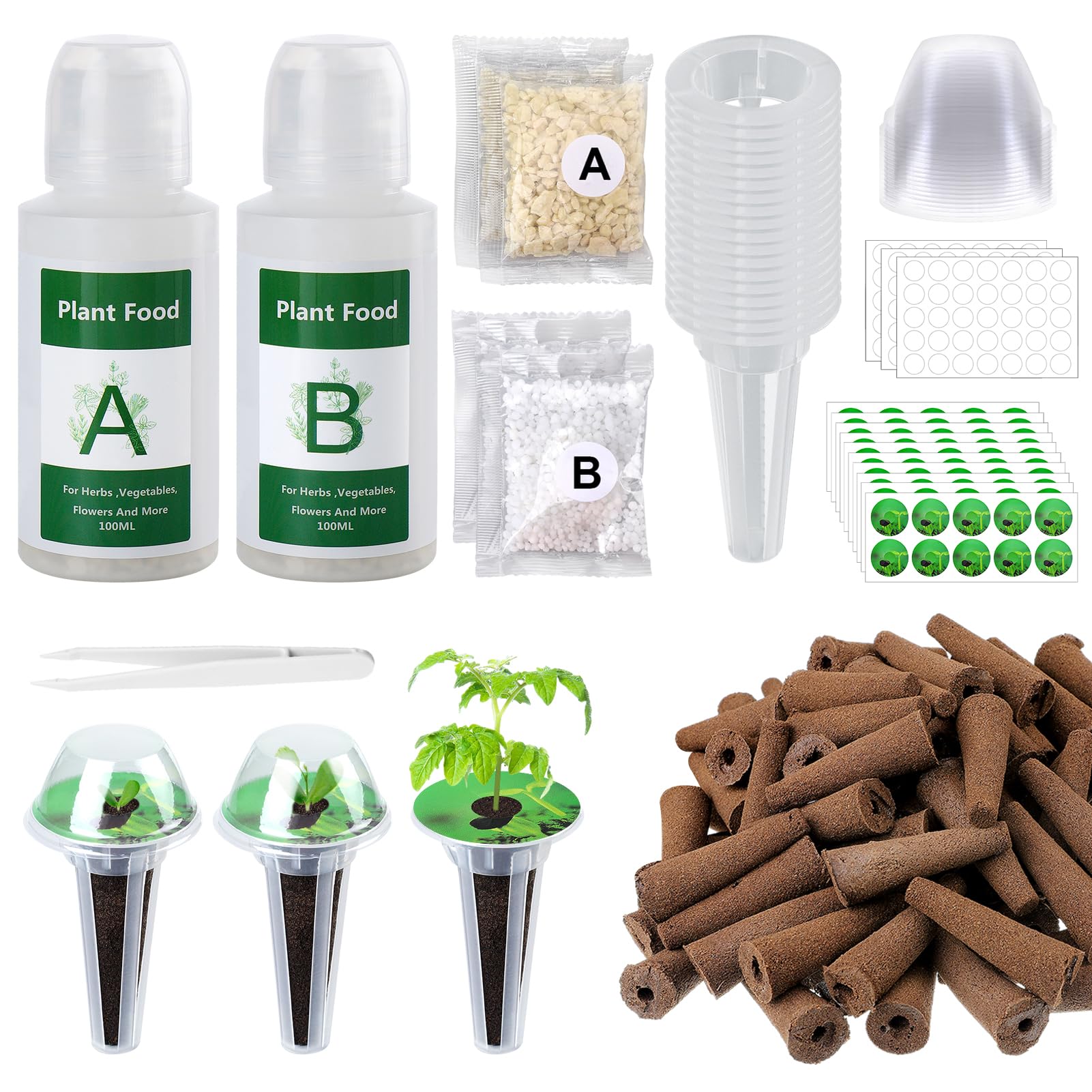 Bigmeta hydroponic pods kit package for quick indoor seed starting