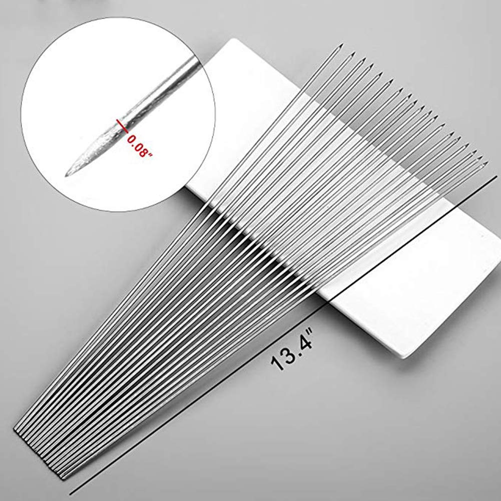 BigOtters skewers with 0-08 inch diameter provide sturdy grilling.