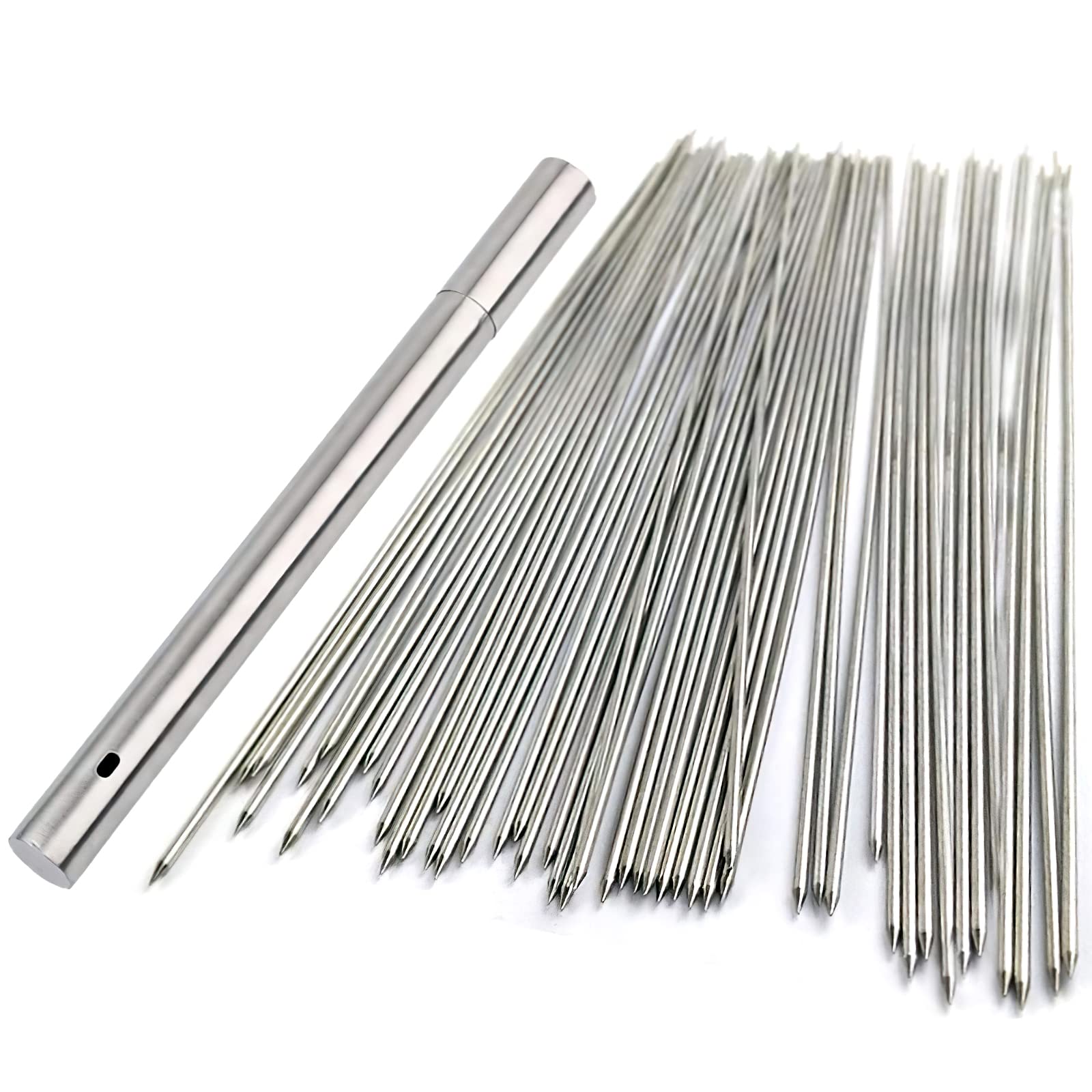 BigOtters 13.4-inch skewers in packaging for easy transport.
