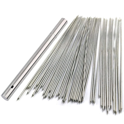 BigOtters 13.4-inch skewers in packaging for easy transport.
