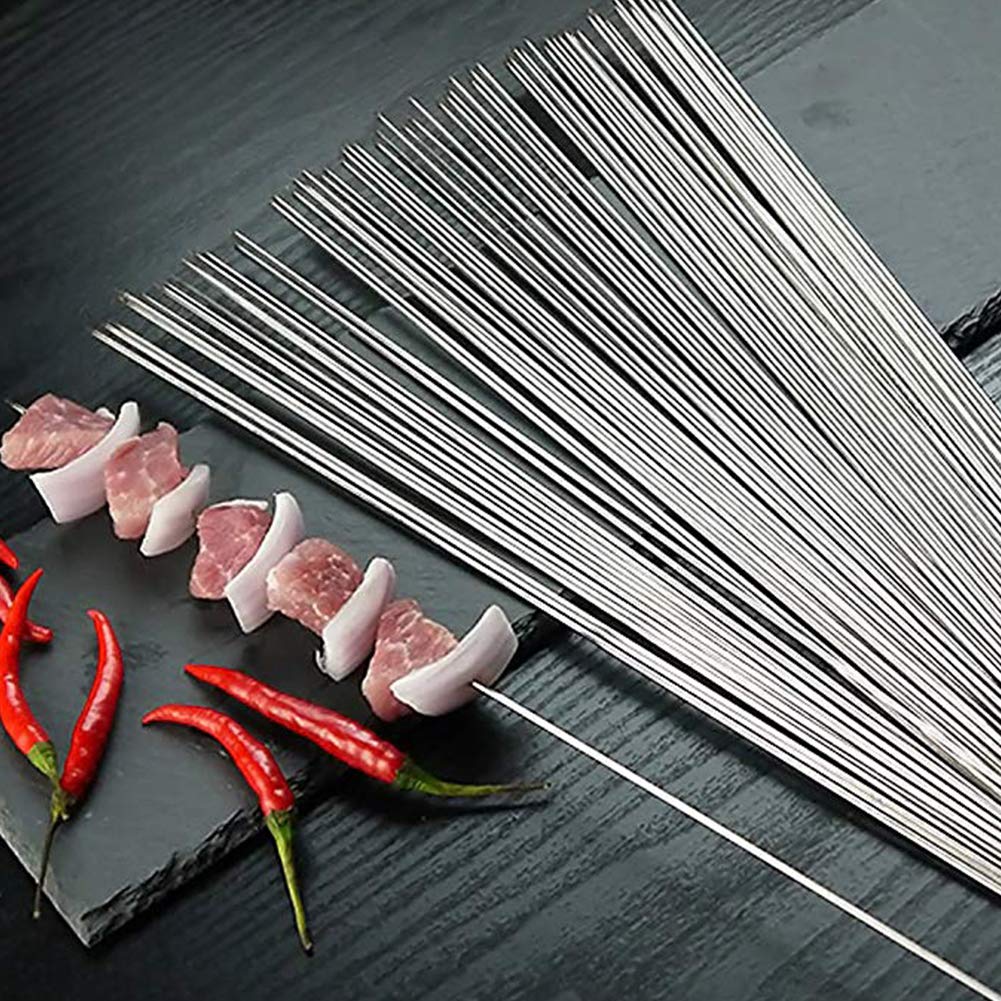 BigOtters metal storage tube keeps skewers organized and portable.