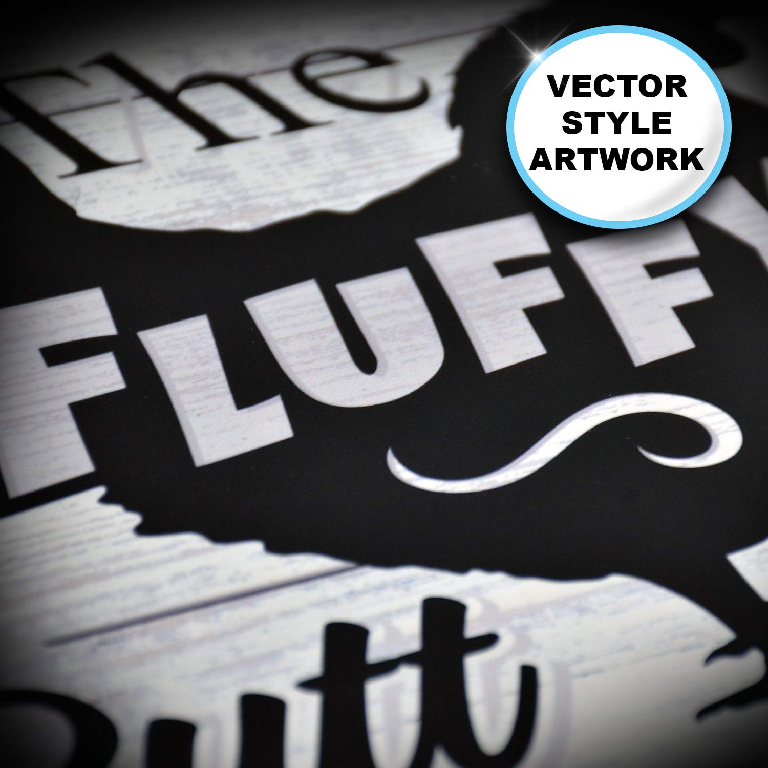 Bigtime Signs Fluffy Butt Hut easy-hang sign fits indoors or outdoors