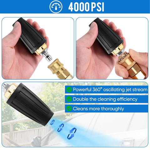 Bihijua nozzle handles 4.0 GPM for efficient spraying.