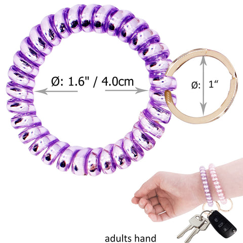 BIHRTC coil hair tie bracelet suitable for gym and pool use