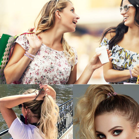 BIHRTC multiuse wristband keeps items organized during shopping and travel