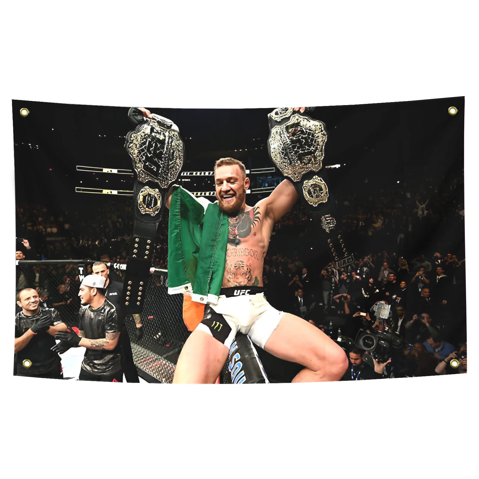 BIiaiue Conor McGregor flag 3x5ft wall banner for bold room decor.
