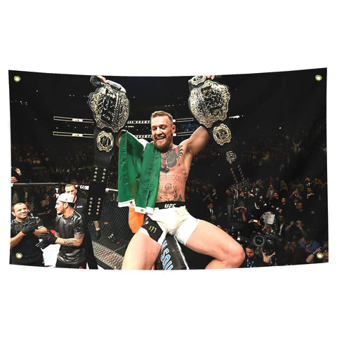BIiaiue Conor McGregor flag 3x5ft wall banner for bold room decor.