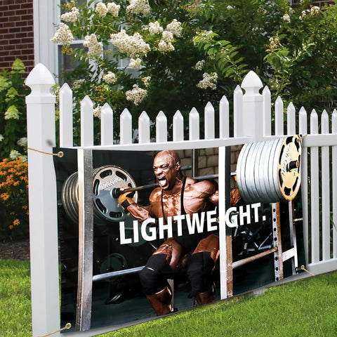 BIiaiue Ronnie Coleman flag for indoor or outdoor events and gatherings.