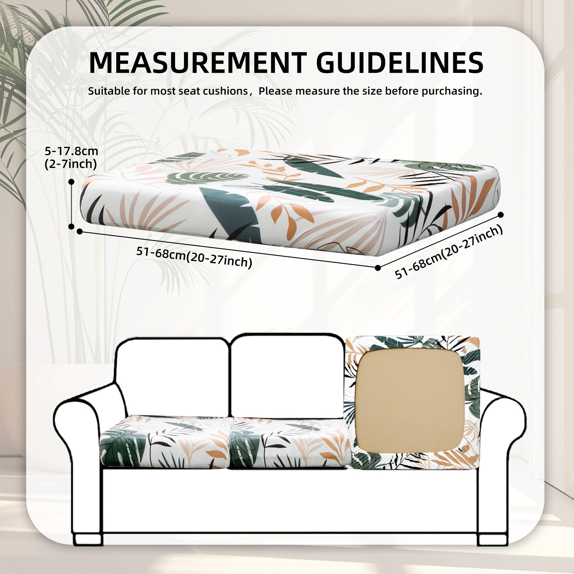 Biietyone stretch fabric keeps cushions snug and shapes across styles