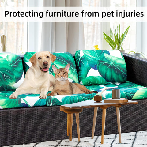 BIETYONE durable outdoor cushion cover protects against stains.