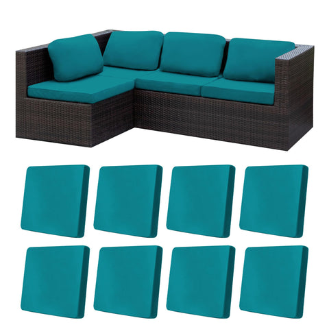BIETYONE peacock-blue outdoor cushion cover protecting patio furniture with vibrant color
