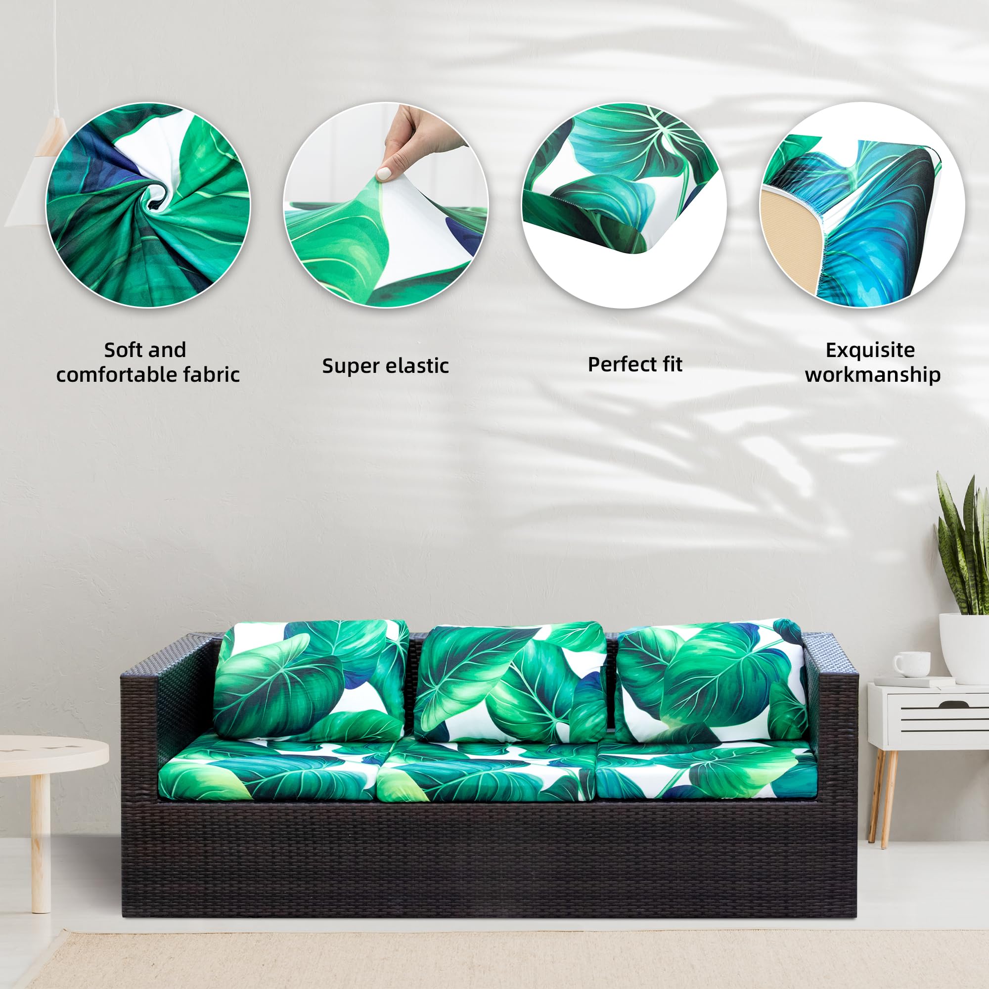 BIETYONE washable cushion slipcovers simplify cleaning and reuse.