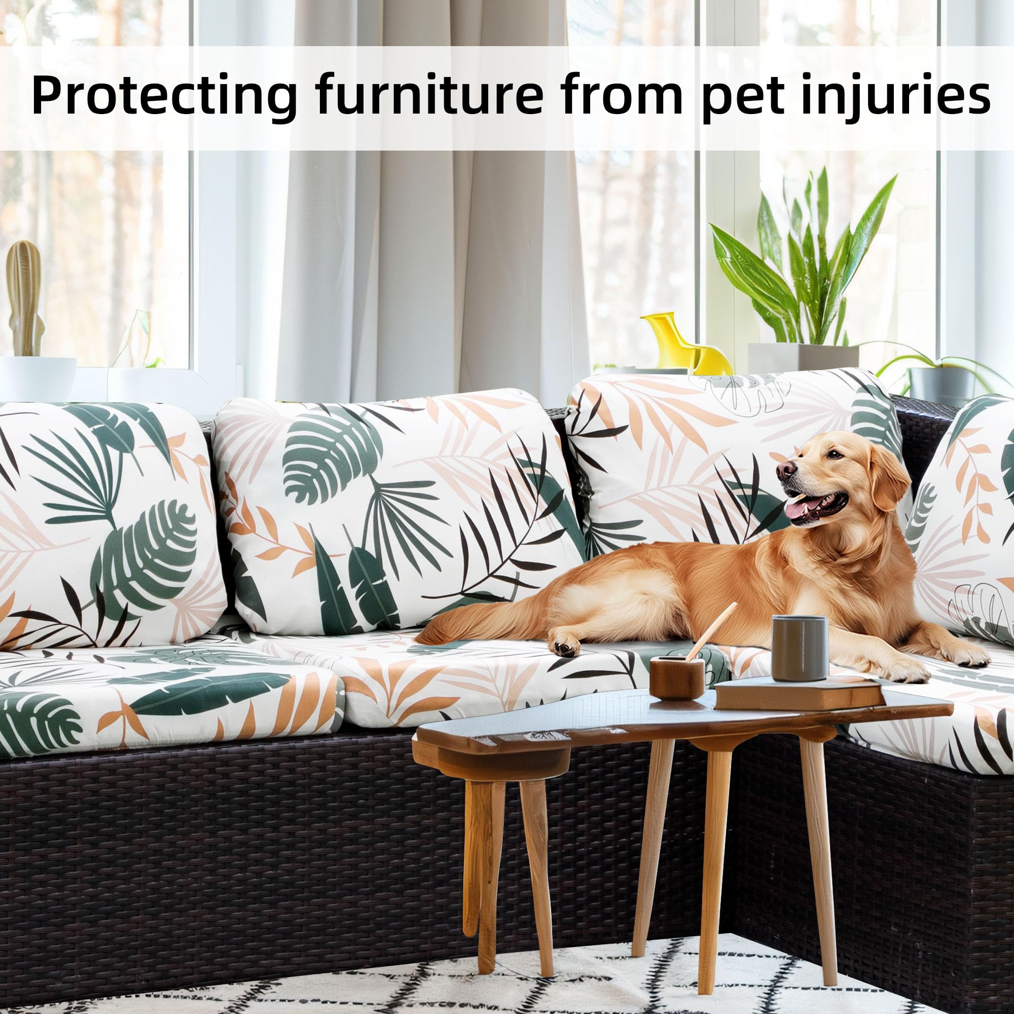 BIETYONE cushion cover set is machine washable and fade resistant
