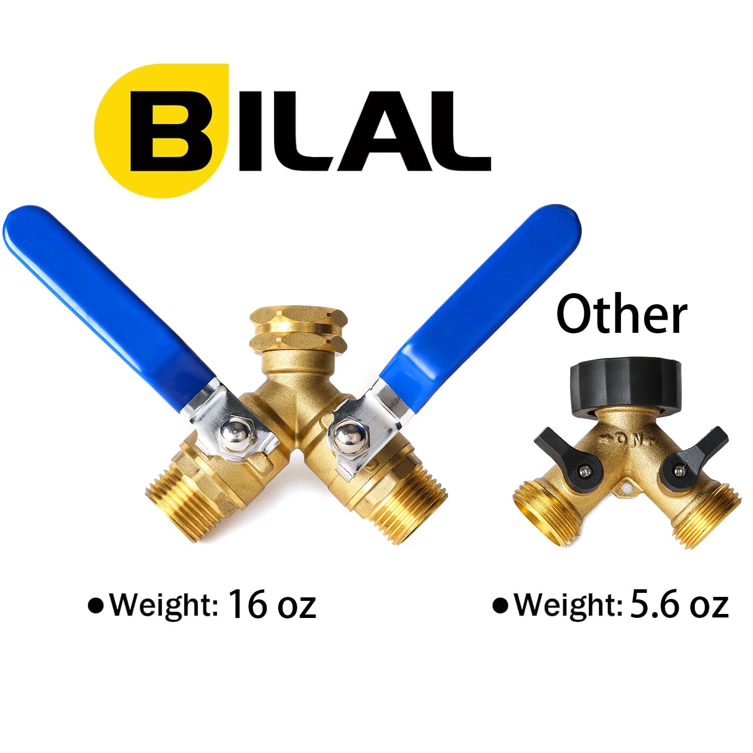 Bilal brass construction offers durable performance against outdoor weather conditions.