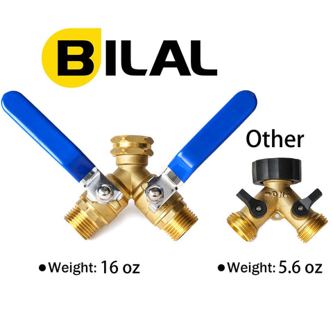 Bilal brass construction offers durable performance against outdoor weather conditions.