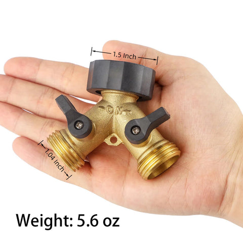 BILAL brass faucet adapter with rubber grip handle for easy installation