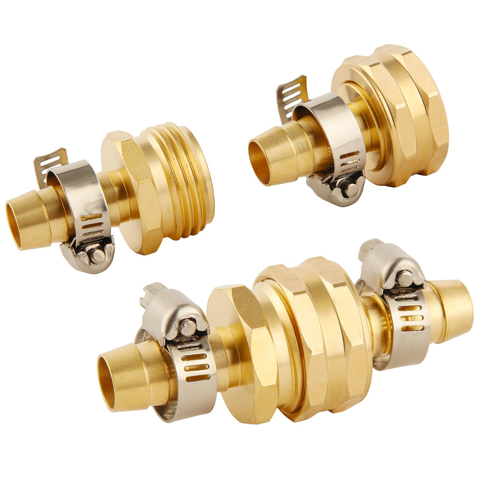 Bilal brass tight seal connector delivers reliable, drip-free water flow.