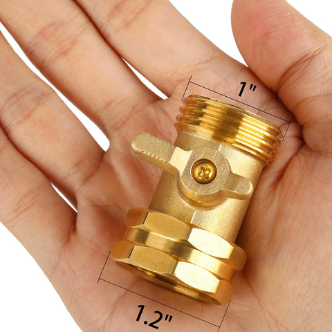 Bilal extended-handle valve provides easy grip for effortless hose attachment