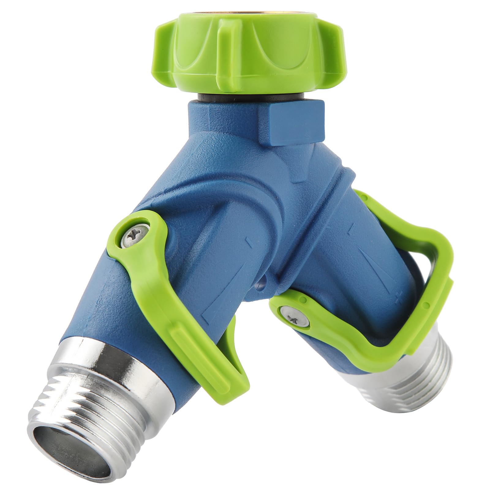 BILAL garden hose splitter 2-way lever for smooth flow control.