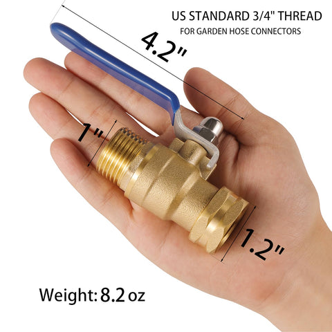 BILAL large-inner-diameter-valve delivers high flow for fast watering tasks.