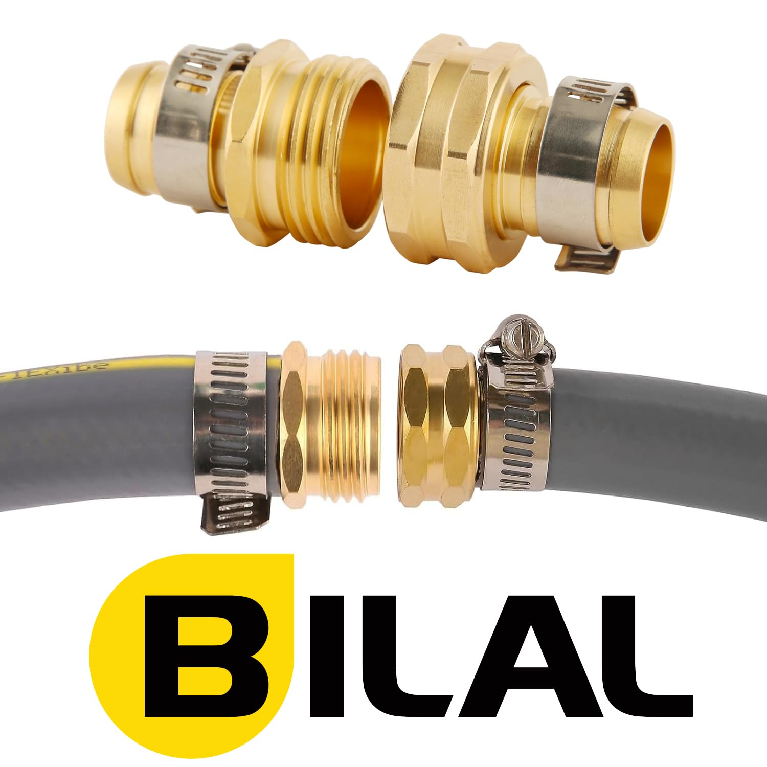 Bilal brass fittings ready to stop leaks during outdoor watering
