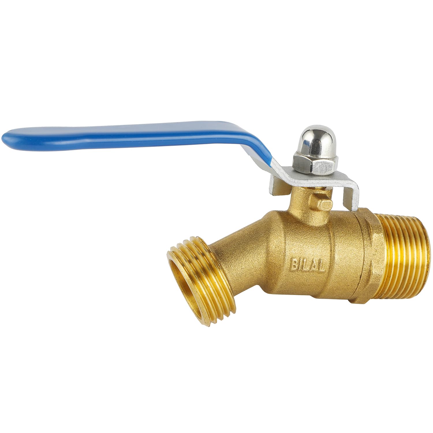 Bilal outdoor water spigot delivers reliable flow for gardening tasks.