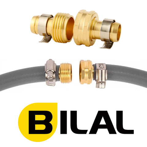 Bilal product packaging with connectors and gasket included.