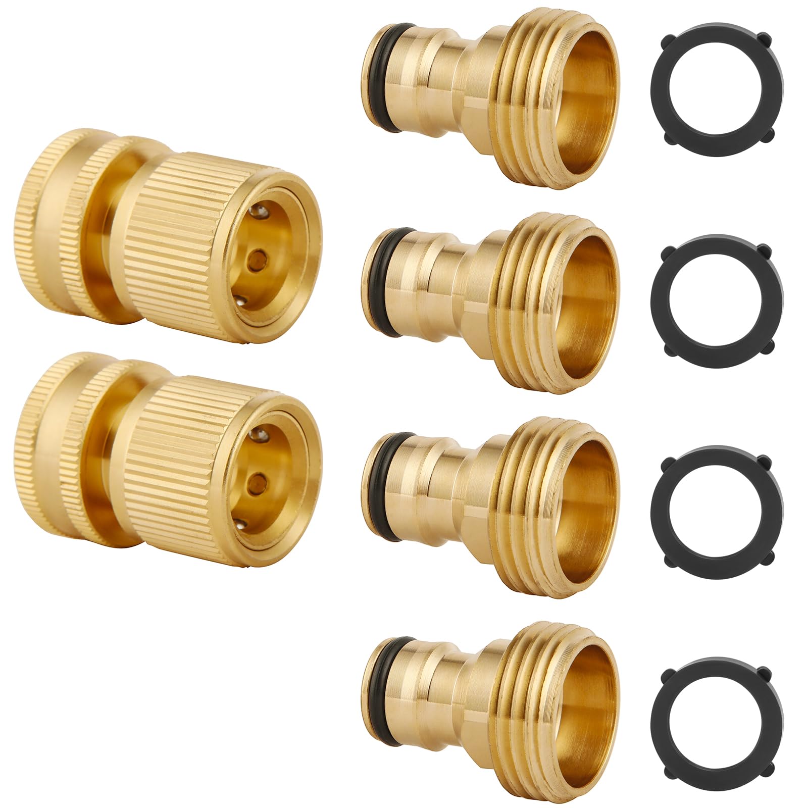 BILAL Quick Connect front view demonstrates durable brass for leak-free performance.