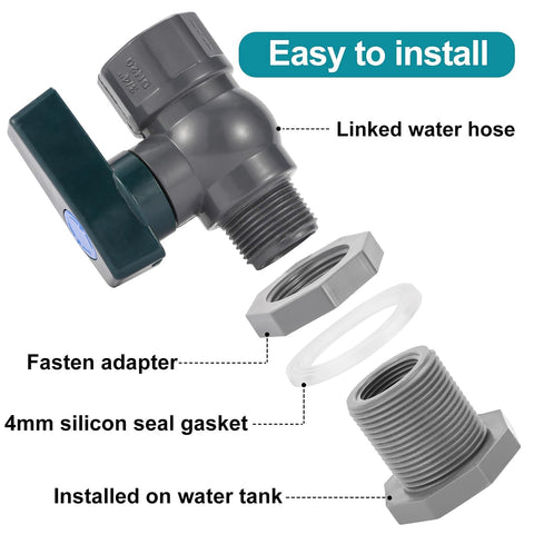 BILAL rotating connector allows simple tightening without extra tools.
