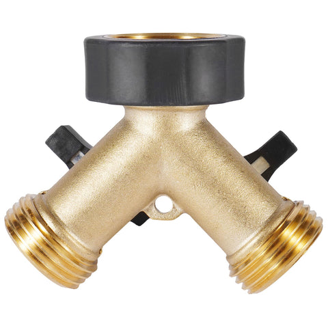 Bilal spigot splitter 2-way ideal for yard and irrigation setups.