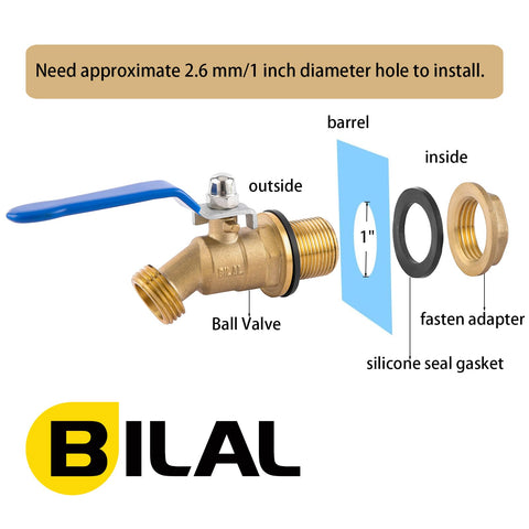 BILAL outdoor-ready spigot showcases corrosion resistance for all-weather use