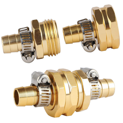 BILAL aluminum hose connector suited for mid‑hose repairs