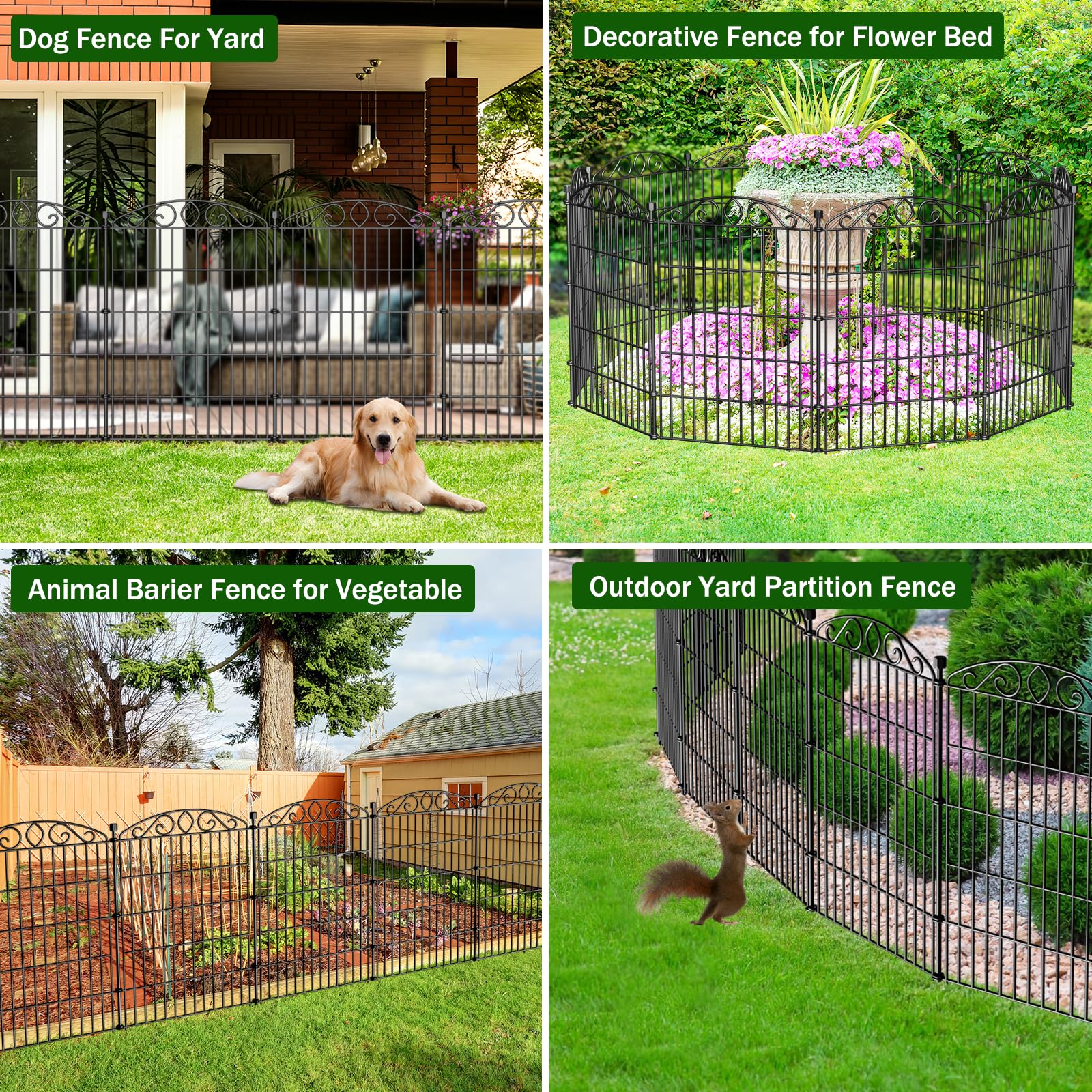 Bilibompa black arch finish complements garden styles.