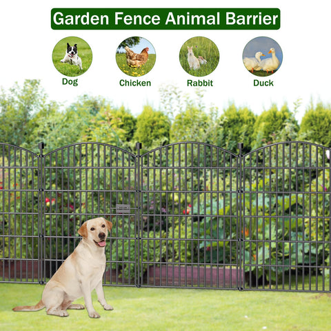 Bilibompa arched design garden fence blends style with reliable privacy.