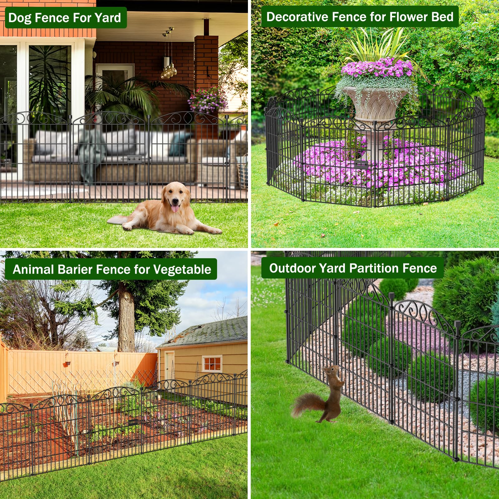Bilibompa garden fence arch design suits any patio or border.