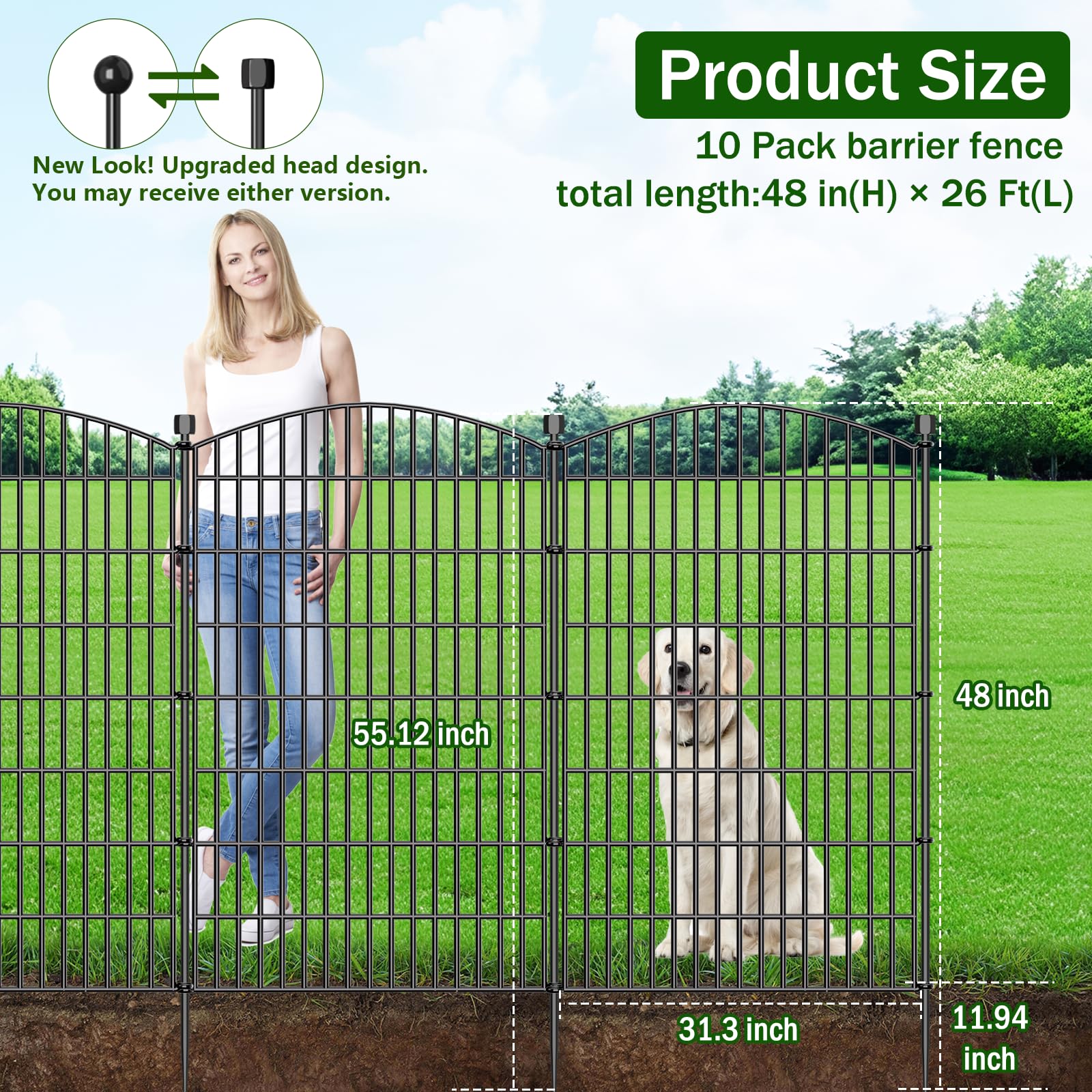 Bilibompa ground stakes enable quick no-dig fence installation for secure boundaries.