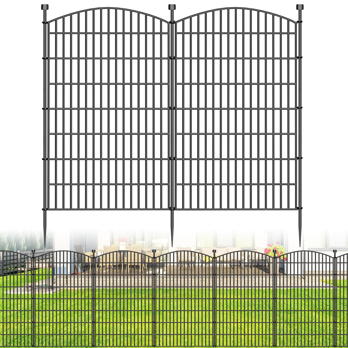 Bilibompa no-dig decorative garden fence panels protect beds with easy 26 ft layout.