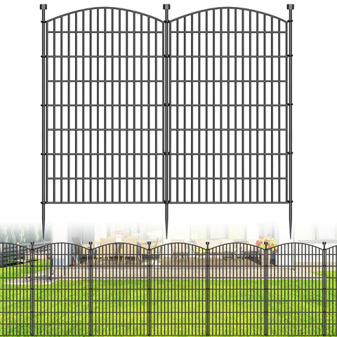 Bilibompa no-dig decorative garden fence panels protect beds with easy 26 ft layout.