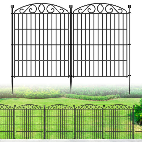 Bilibompa No Dig Garden Fence panel 30-inch height protects beds from rabbits.