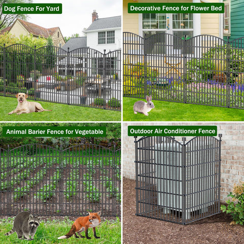 Bilibompa fence creating a safe pet play area and defined yard border.