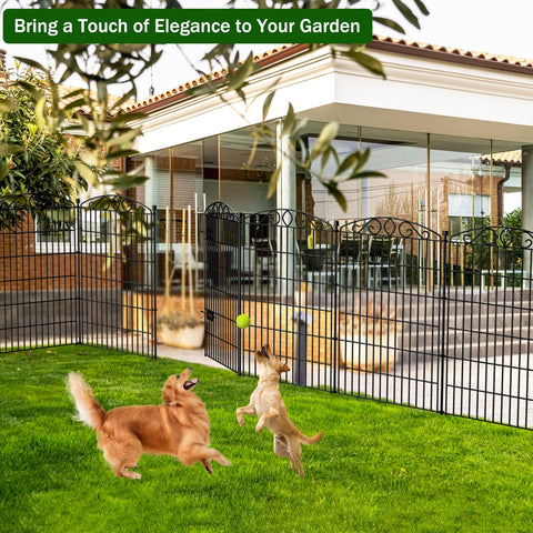 Bilibompa tall fence creates a safe outdoor play area.