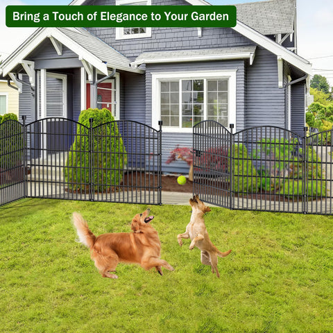 Bilibompa no-dig fence suitable for patios, yards, and play areas