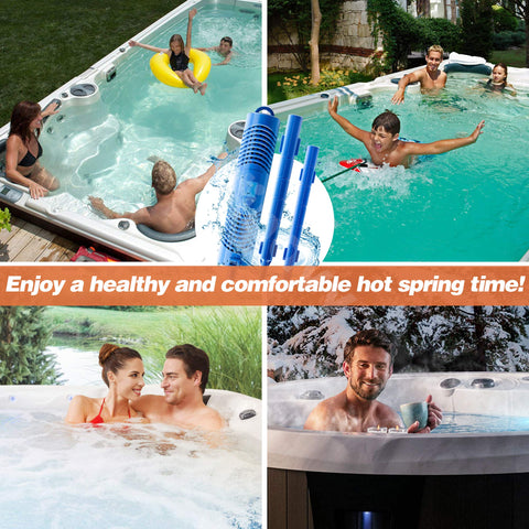 Bilinavy filter placement enables effortless hot tub maintenance.