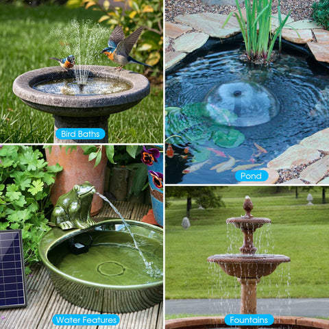 Biling 5ft tubing enables flexible placement in gardens.