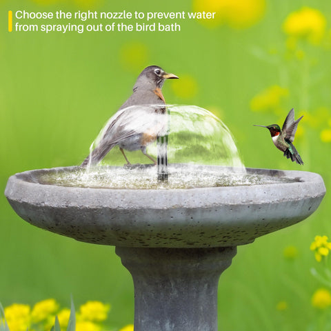 Biling floating platform enables easy setup in ponds or baths.