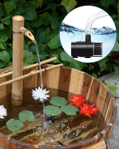 Biling garden pond fountain setup improves water movement and appeal