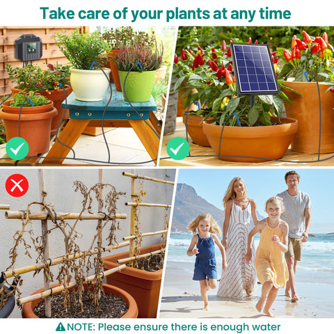 Biling irrigation system suitable for outdoor and indoor use
