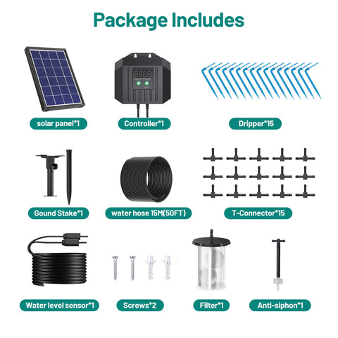 Biling solar panel and controller setup for versatile placement