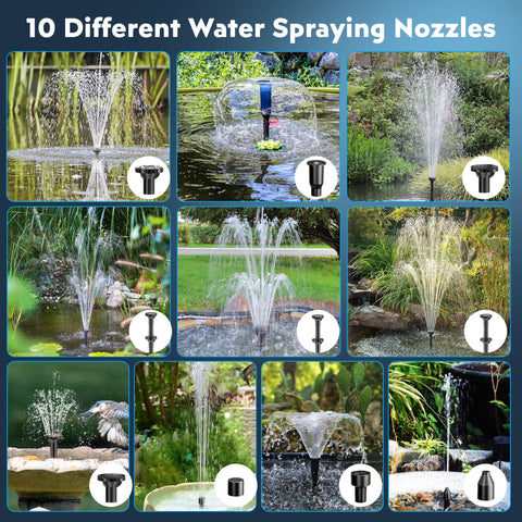 Biling Solar Pond Filter delivers clean water flow for small ponds and ornaments